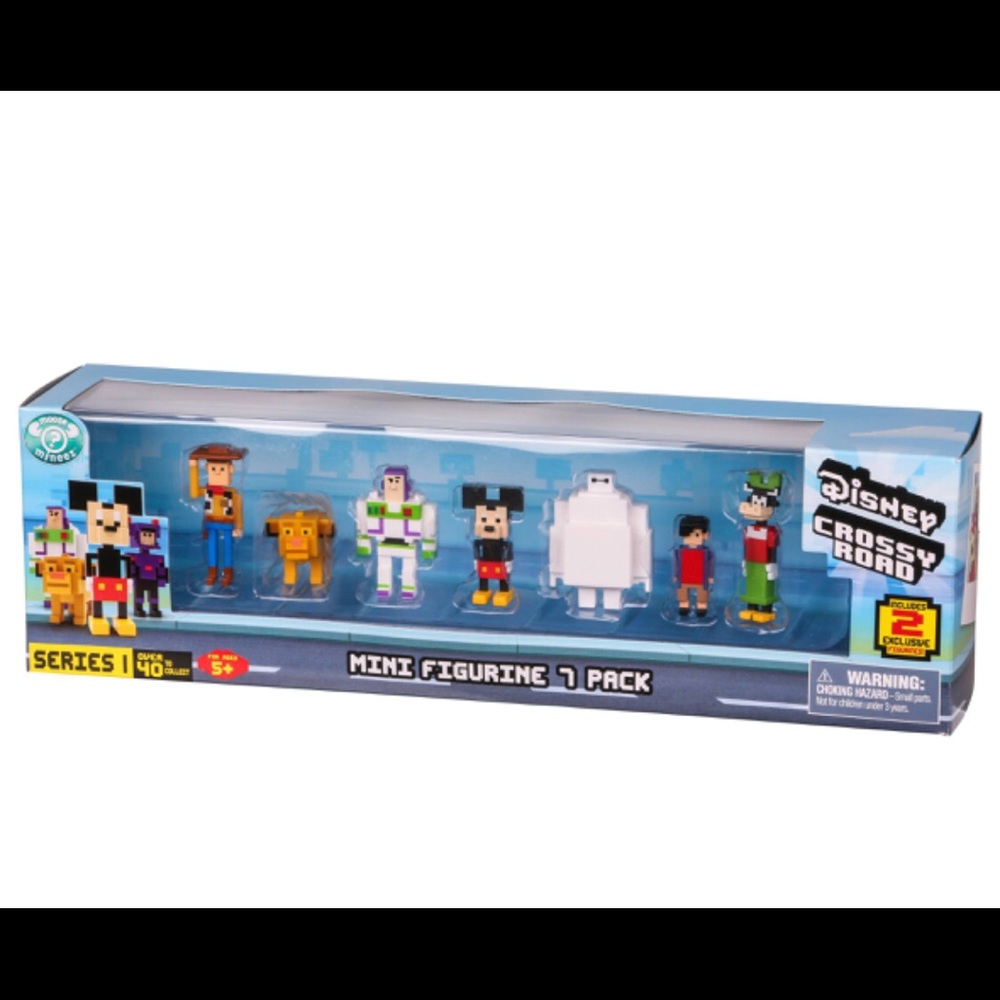 Disney Crossy Road Mini Figures 7 Pack Series 1